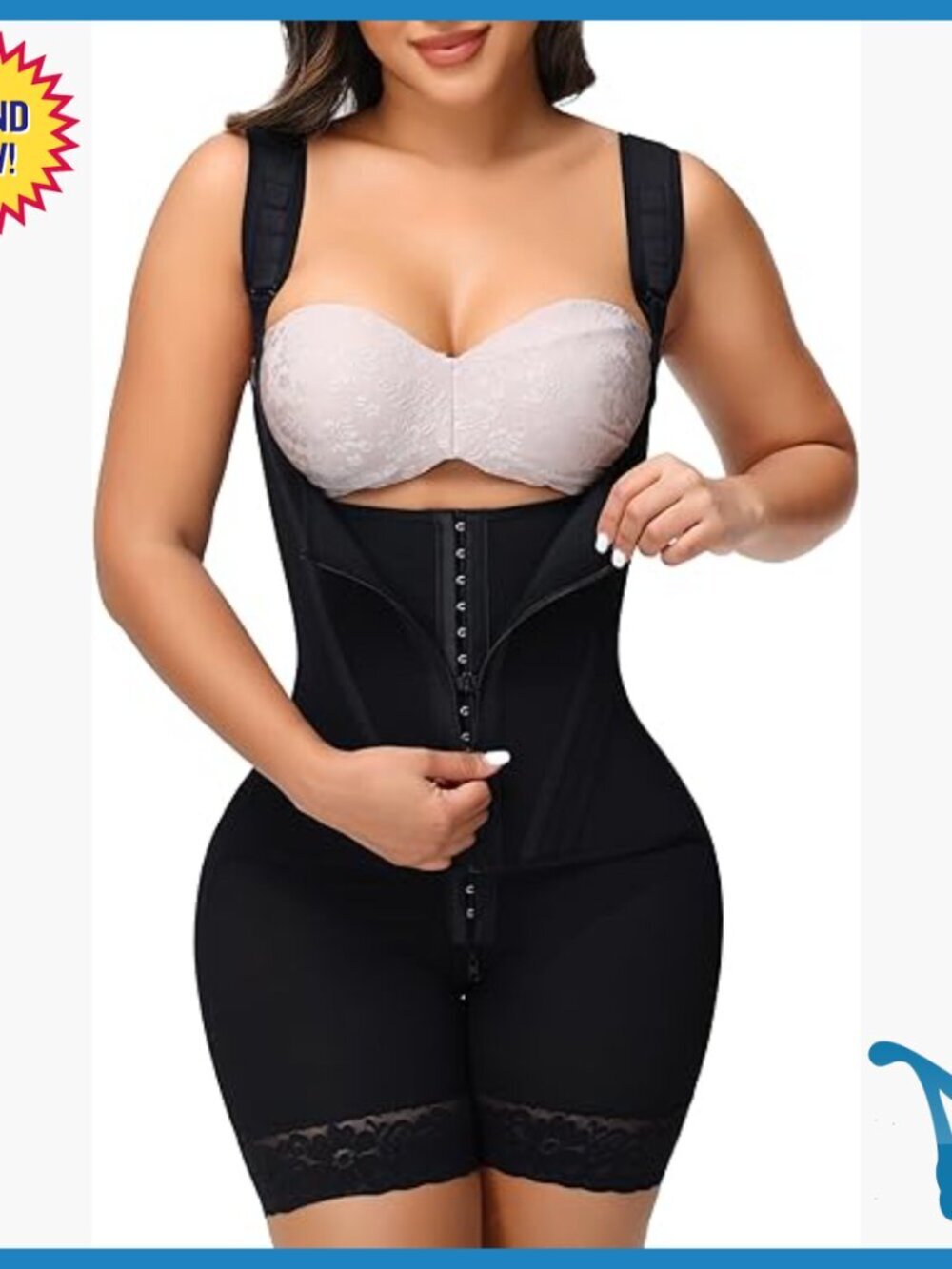 X-Small Shapewear Bodysuit Tummy Control Postpartum Compression Garment